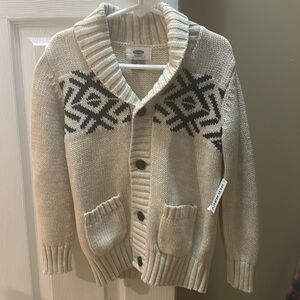 Old Navy button-up sweater.